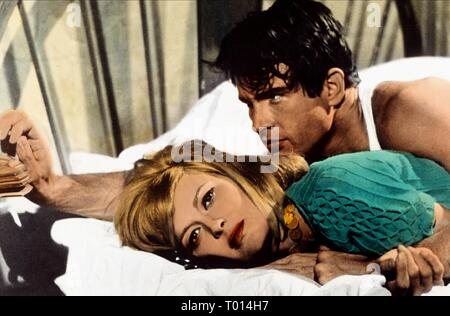 FAYE DUNAWAY, Warren Beatty, BONNIE UND CLYDE, 1967 Stockfoto