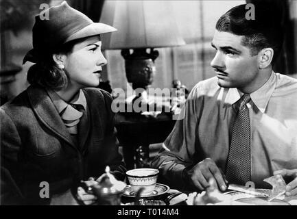 JOAN FONTAINE, Laurence Olivier, Rebecca, 1940 Stockfoto
