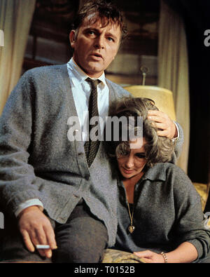 RICHARD Burton und Elizabeth Taylor, Wer hat Angst vor Virginia Woolf?, 1966 Stockfoto