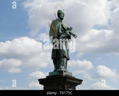 St. Johannes von Nepomuk Stockfoto