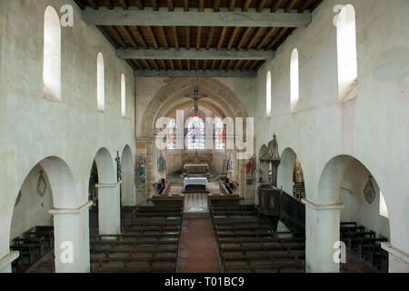 Frankreich, Languedoc-Roussillon, Aude, Montier-en-Der, Droyes, Kirche Notre Dame Stockfoto