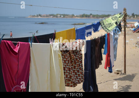 Ngaparou, eine kleine Küstengemeinde in der Petite Cote von Senegal Stockfoto