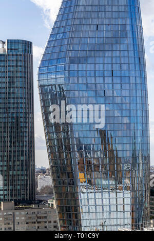 Neuen Londoner Wahrzeichen, die Markanten 1 Blackfriars Tower. London Stockfoto