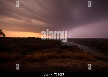 Pecos River, Val Verde County, Texas, USA Stockfoto