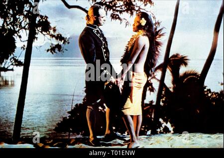 MARLON BRANDO, TARITA, Meuterei auf der Bounty, 1962 Stockfoto