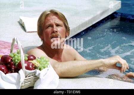 NICK NOLTE, NACH UNTEN UND NACH AUSSEN IN DEN BEVERLY HILLS, 1986 Stockfoto