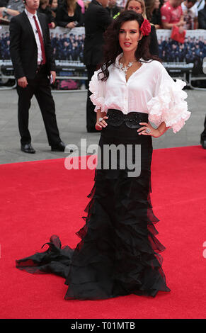 Apr 04, 2014 - London, England, UK-Verschleißteile 3 Weltpremiere, Odeon, Leicester Square Foto zeigt: Natalie Brennen Stockfoto