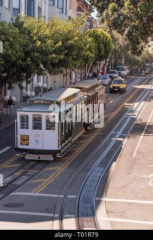 Ein Sommertag Tour von San Francisco, Kalifornien. Stockfoto