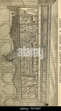 Dreer's Garten Kalender: 1877. dreersgardencale 1877 henr Jahr: 1877 Drcer's Garten Kalender. Stockfoto