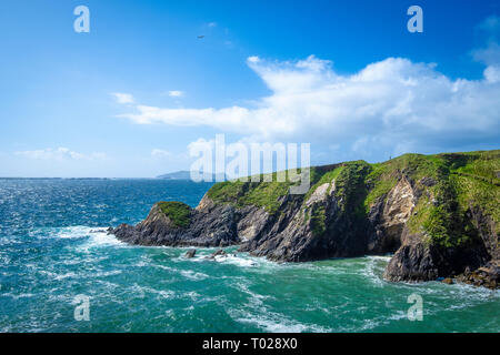 In Dunquin Pier auf der Halbinsel Dingle, Co Kerry, Irland Stockfoto