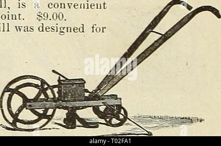 Dreer's Garten Kalender. dreersgardencale 1890 henr Jahr: 1890 Matthews' kleines Juwel Drillmaschine. Stockfoto