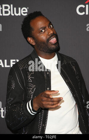 Kalifornien, USA. . 16 Mär, 2019. Baron Vaughn an der 36. jährlichen NetflixÕs PaleyFest Präsentation von Gnade und Frankie am Dolby Theater in Kalifornien, USA. lifornia am 16. März 2019. Credit: Faye Sadou/Medien Punch/Alamy leben Nachrichten Stockfoto