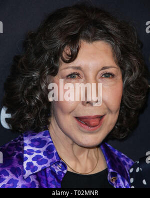 Kalifornien, USA. 16. März 2019. Schauspielerin Lily Tomlin kommt an der 2019 PaleyFest LA-von Netflix "Gnade und Frankie' an der Dolby Theatre am 16. März 2019 in Hollywood, Los Angeles, Kalifornien, USA. (Foto von Xavier Collin/Image Press Agency) Quelle: Bild Presse Agentur/Alamy leben Nachrichten Stockfoto