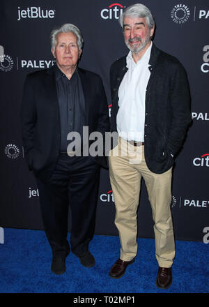 Kalifornien, USA. 16. März 2019. Schauspieler Martin Sheen und Sam Waterston kommen an der 2019 PaleyFest LA-von Netflix "Gnade und Frankie' an der Dolby Theatre am 16. März 2019 in Hollywood, Los Angeles, Kalifornien, USA. (Foto von Xavier Collin/Image Press Agency) Quelle: Bild Presse Agentur/Alamy leben Nachrichten Stockfoto