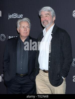 Los Angeles, CA, USA. 16 Mär, 2019. Martin Sheen, Sam Waterston in der Ankunftshalle für PaleyFest LA 2019 Netflix GNADE UND FRANKIE, die Dolby Theater in Hollywood und Highland Center, Los Angeles, CA, 16. März, 2019. Credit: Priscilla Grant/Everett Collection/Alamy leben Nachrichten Stockfoto