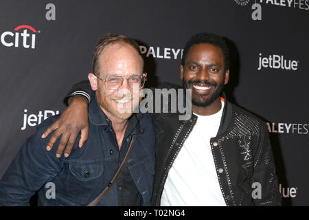 Los Angeles, CA, USA. 16 Mär, 2019. LOS ANGELES - Mar 16: Ethan Embry, Baron Vaughn an der PaleyFest - ''Gnade und Frankie'' Veranstaltung im Dolby Theatre am 16. März 2019 in Los Angeles, CA Credit: Kay Blake/ZUMA Draht/Alamy leben Nachrichten Stockfoto