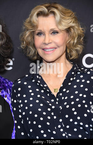 Hollywood, Kalifornien, USA. 16 Mär, 2019. 16. März 2019 - Hollywood, Kalifornien - Jane Fonda. 2019 Paley Fest'"Gnade und Frankie'' bei Dolby Theater statt. Photo Credit: Birdie Thompson/AdMedia Credit: Birdie Thompson/AdMedia/ZUMA Draht/Alamy leben Nachrichten Stockfoto