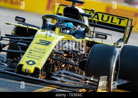 Melbourne, Australien. 17. März 2019. Nicolas HULKENBERG 27 fahren für Renault F1 Team bei der Formel 1 Rolex Grand Prix von Australien 2019 im Albert Park See, Australien am 17. März 2019. Credit: Dave Hewison Sport/Alamy leben Nachrichten Stockfoto