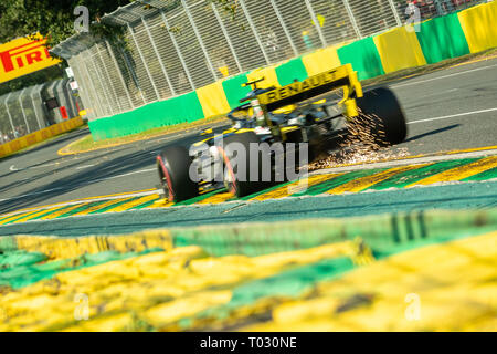 Melbourne, Australien. 17. März 2019. Daniel Ricciardo 3 Fahren für Renault F1 Team bei der Formel 1 Rolex Grand Prix von Australien 2019 im Albert Park See, Australien am 17. März 2019. Credit: Dave Hewison Sport/Alamy leben Nachrichten Stockfoto
