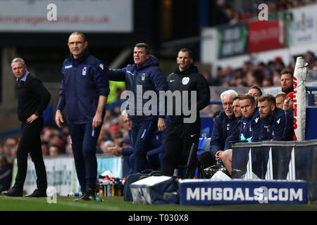 Suffolk, Großbritannien. 16. März 2019. Assistant Manager von Nottingham Forest, Roy Keane - Ipswich Town v Nottingham Forest, Sky Bet Meisterschaft, Portman Road, Ipswich - 16. März 2019 Editorial nur verwenden - DataCo Einschränkungen gelten Credit: Spieltag Bilder begrenzt/Alamy leben Nachrichten Stockfoto