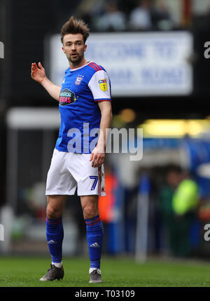 Suffolk, Großbritannien. 16. März 2019. Gwion Edwards von Ipswich Town - Ipswich Town v Nottingham Forest, Sky Bet Meisterschaft, Portman Road, Ipswich - 16. März 2019 Editorial nur verwenden - DataCo Einschränkungen gelten Credit: Spieltag Bilder begrenzt/Alamy leben Nachrichten Stockfoto