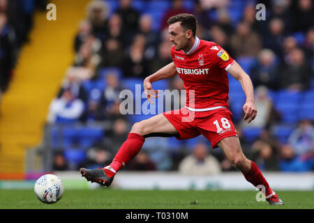 Suffolk, Großbritannien. 16. März 2019. Jack Robinson von Nottingham Forest - Ipswich Town v Nottingham Forest, Sky Bet Meisterschaft, Portman Road, Ipswich - 16. März 2019 Editorial nur verwenden - DataCo Einschränkungen gelten Credit: Spieltag Bilder begrenzt/Alamy leben Nachrichten Stockfoto