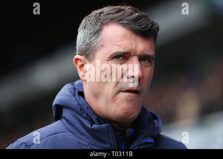 Suffolk, Großbritannien. 16. März 2019. Assistant Manager von Nottingham Forest, Roy Keane - Ipswich Town v Nottingham Forest, Sky Bet Meisterschaft, Portman Road, Ipswich - 16. März 2019 Editorial nur verwenden - DataCo Einschränkungen gelten Credit: Spieltag Bilder begrenzt/Alamy leben Nachrichten Stockfoto