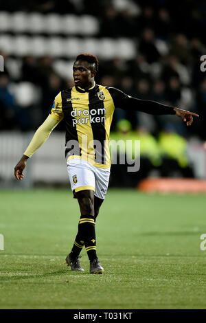 ALMELO, 16-03-2019, Almelo, Polman Stadion, Saison 2018 / 2019, Eredivisie, Heracles Almelo - Vitesse Vitesse, player Hilary Gong während des Spiels Herakles - Vitesse 3-2 Stockfoto