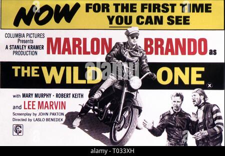 MARLON BRANDO, Plakat, der Wilde, 1953 Stockfoto