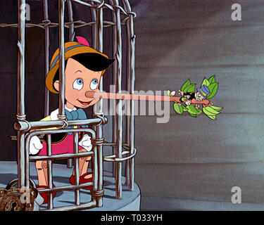 PINOCCHIO, JIMINY CRICKET, Pinocchio, 1940 Stockfoto