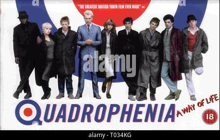 QUADROPHENIA, Trevor Laird, TOYAH WILLCOX, PHILIP DAVIS, Sting, LESLIE ASH, PHIL DANIELS, GARY SHAIL, GARRY COOPER, MARK WINGETT, Plakat, 1979 Stockfoto