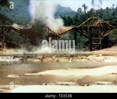 Brücke Explosion, die Brücke am River Kwai, 1957 Stockfoto