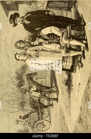 Die Erde und ihre Bewohner. . Earthitsinhabita 583 recl Jahr: 1883 Stockfoto