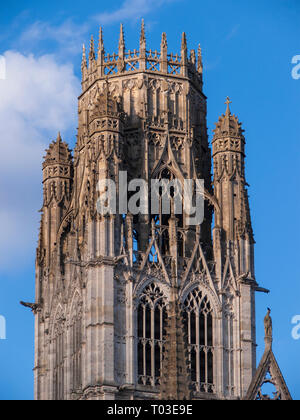 L'Église dieAbbatiale Saint-Ouen (Kirche von St. Ouen), Rouen, Normandie, Frankreich Stockfoto