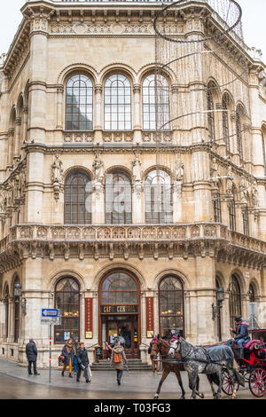 Historische Café Central in der Herrengasse in die Innere Stadt, Wien, Österreich. Stockfoto