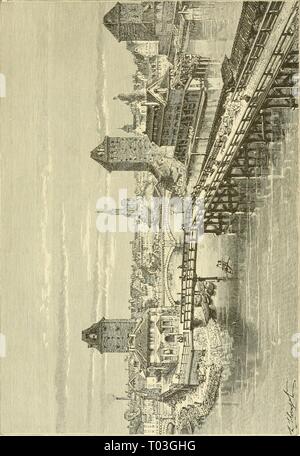 Die Erde und ihre Bewohner. . Earthitsinhabita 386 recl Jahr: 1883 Stockfoto