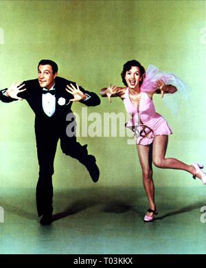 GENE KELLY, Debbie Reynolds, SINGIN' IN THE RAIN, 1952 Stockfoto