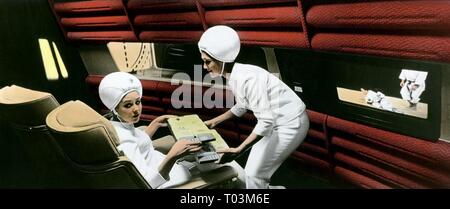 Raumschiff Szene, 2001: A Space Odyssey, 1968 Stockfoto