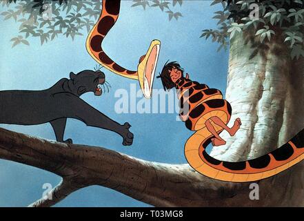 BAGHEERA, KAA, MOWGLI, DAS DSCHUNGELBUCH, 1967 Stockfoto