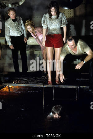 Rote Tasten, CAROL LYNLEY, PAMELA SUE MARTIN, Ernest Borgnine, der POSEIDON ADVENTURE, 1972 Stockfoto