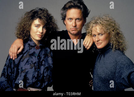 ANNE ARCHER, Michael Douglas, Glenn Close, Fatal Attraction, 1987 Stockfoto