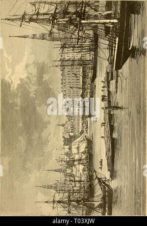 Die Erde und ihre Bewohner. . Earthitsinhabita 583 recl Jahr: 1883 Stockfoto