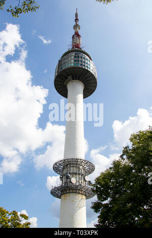 01.09.2018, Seoul, Südkorea: N Seoul Tower auf Namsan Berg in Seoul, Südkorea Stockfoto
