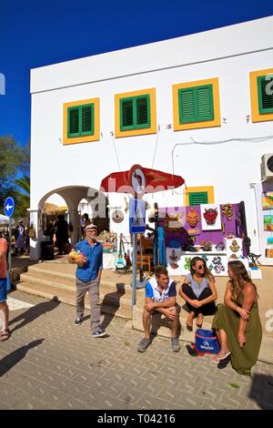 San Juan Markt, Sant Joan de Labritja, Ibiza, Balearen, Spanien Stockfoto