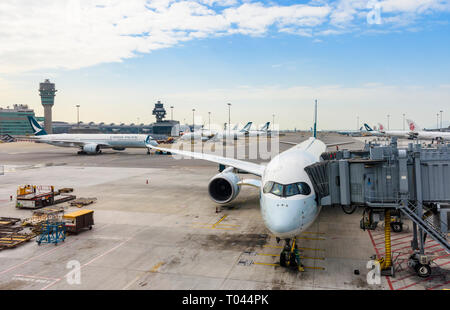 Hong Kong International Airport, Chek Lap Kok, Hong Kong Stockfoto