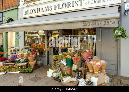 Bloxhams Florist, High Street, Chislehurst, Kent Stockfoto
