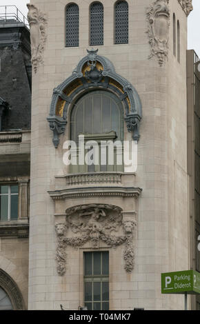 Der Glockenturm der Bahnhof Gare de Lyon Bahnhof ist ein bekanntes Wahrzeichen von Paris Stockfoto