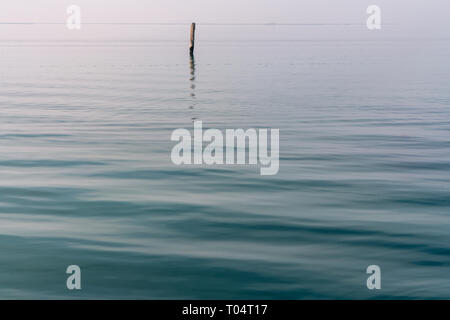 Mit Blick auf die Isola Sant'Erasmo Stockfoto