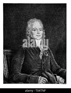 Charles Maurice de Talleyrand-Périgord, Digital verbesserte Reproduktion von Illustrierter Überblick über das Leben der Menschheit im 19. Jahrhundert, 1901 edition, Marx Verlag, St. Petersburg. Stockfoto