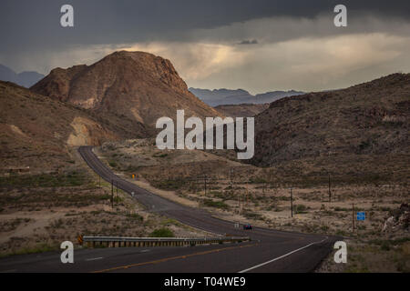 Studie Butte, Brewster County, Texas, USA Stockfoto